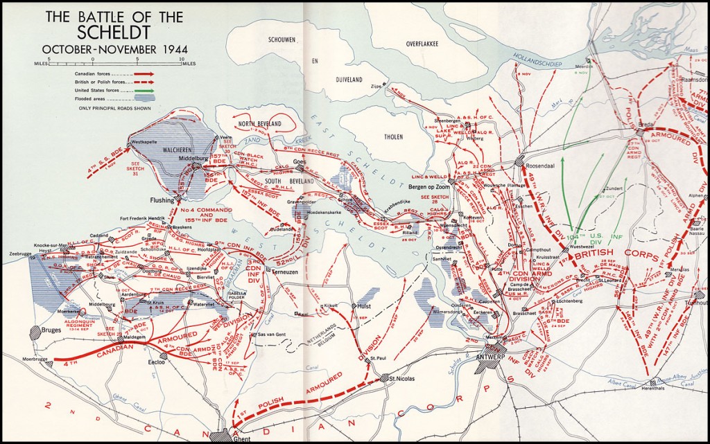 canadian-battlefield-tours-battle-of-the-scheldt-map